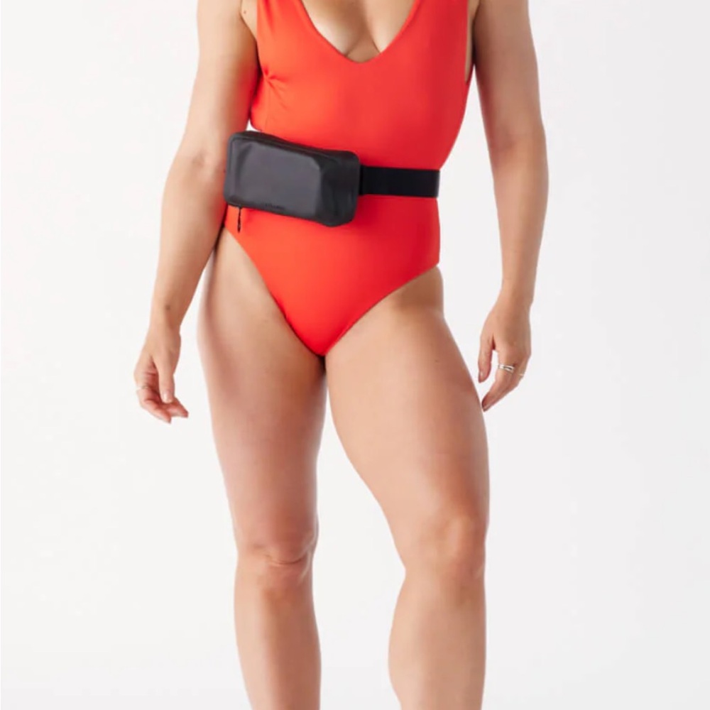 Vibrant Red Women's One Piece Swimsuit